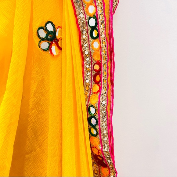 Pretty Chiffon Gota Work Chunni/Dupatta - Picture 10 of 10